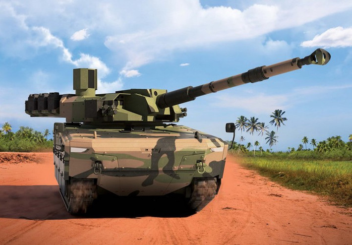 Trọng lượng tổng thể của xe tăng MMWT vào khoảng 35 tấn, vũ khí chính là tháp pháo hiện đại mang pháo chính cỡ 105 mm do CMI Defence của Bỉ cung cấp. Khẩu pháo này có khả năng bắn các loại đạn uy lực, kể cả phóng tên lửa chống tăng.
