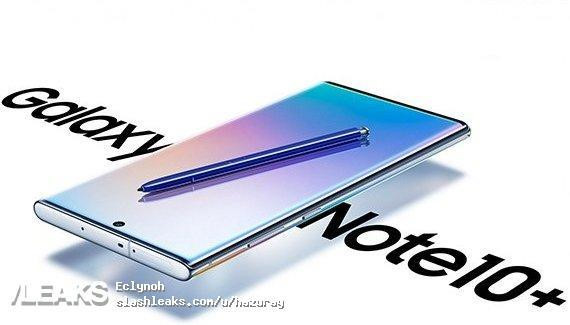Hôm 13/7, thêm một hình ảnh đồ họa nữa của Galaxy Note 10+ đã bị rò rỉ và lan truyền trên nhiều diễn đàn, mạng xã hội nổi tiếng. Quan sát nhanh bức ảnh này, có thể thấy ngay Galaxy Note 10+ đã có sự xuất hiện trở lại của cổng hồng ngoại - chức năng đã bị loại bỏ từ lâu. Ngoài ra phần khe sim và mép màn hình cong tràn của Galaxy Note 10+ cũng được hiển thị rất rõ trong bức ảnh này. Điều này tạo ra nhiều sự mới mẻ đáng trông đợi của "siêu phẩm" sẽ được ra mắt vào ngày 8/8.