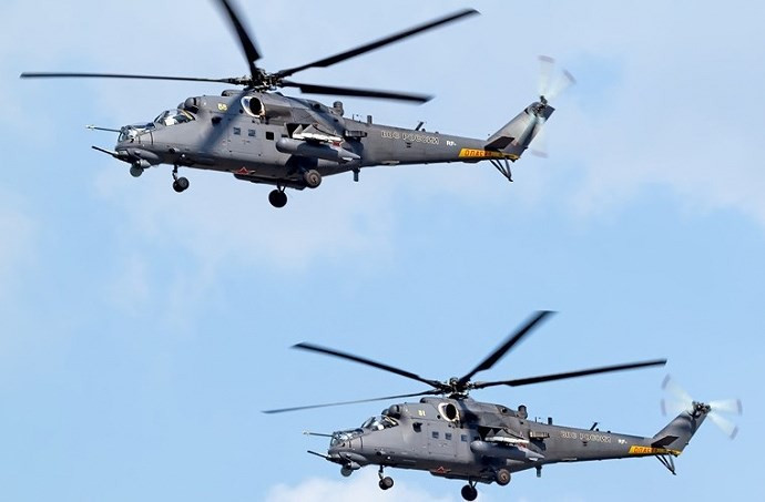 Trực thăng tấn công Mi-35 là dòng máy bay trực thăng chiến đấu đa năng do Rostvertol, một chi nhánh của Công ty Trực thăng Nga, chế tạo.