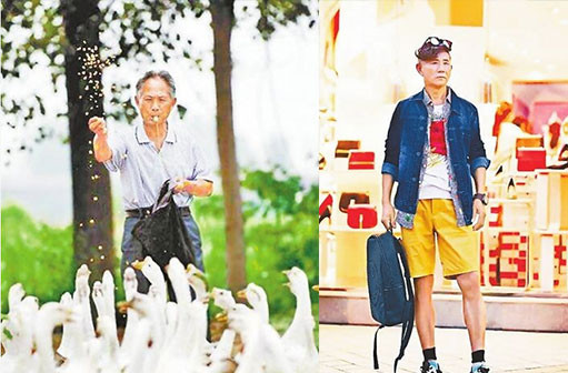 Vương Chu Tùng, "một thanh niên nuôi ngỗng" mới chỉ 71 tuổi gần đây đã gây sốt cho cộng đồng mạng Trung Quốc bởi gu ăn mặc vô cùng hợp thời.