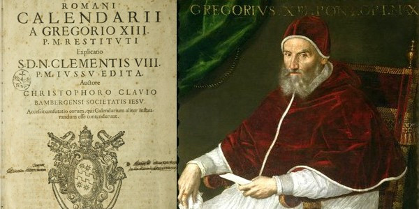 Vào thời điểm đó, Giáo hoàng Gregory XIII chủ trì Giáo hội Công giáo, ban hành sắc lệnh "Inter gravissimas", chính thức công bố lịch Gregorian. Trước đó, toàn bộ châu Âu vẫn sử dụng lịch Julian, được thiết lập vào năm 46 TCN, dưới chỉ thị của Thống lĩnh Tối cao Julius Caesar.