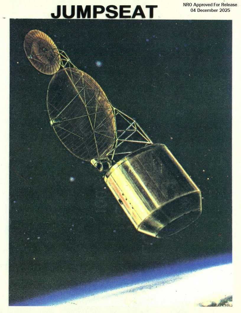 Vệ tinh Jumpseat trên quỹ đạo giúp Mỹ theo dõi mọi tín hiệu tại Liên Xô. Ảnh: NRO
