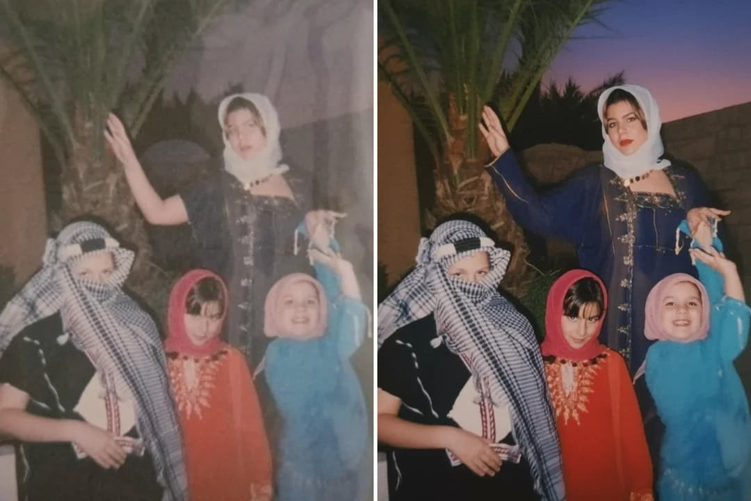 Tính năng tái tạo ảnh có thể hoàn thành xuất sắc việc khôi phục chân thật nhất những tấm ảnh cũ đã "phôi phai thời gian".