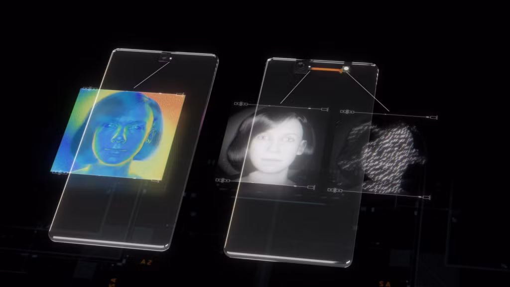 Thông tin nội bộ mô tả đây là một "hệ thống xác thực bằng ánh sáng phân cực". Nó được cho là liên kết với cảm biến ISOCELL Vizion ở mặt trước và một quy trình "vùng an toàn" (secure enclave) mới.