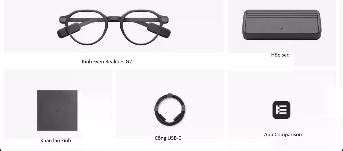 Even Realities là start-up có trụ sở tại Thâm Quyến (Trung Quốc), định hướng phát triển thiết bị đeo thông minh theo tiêu chí bảo vệ quyền riêng tư. Kính G2 được ra mắt với mức giá 599 USD. Nhẫn điều khiển R1 được thiết kế đi kèm như một bộ điều khiển cho kính.