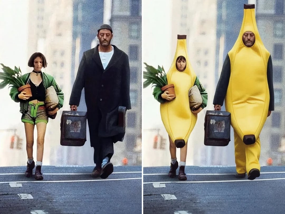 Trào lưu AI Nano Banana của Google đã lan truyền mạnh mẽ, thu hút hàng triệu người phát cuồng tạo ra những bức tượng 3D siêu thực chỉ bằng những bức ảnh tự sướng hoặc ảnh chụp đơn giản. Ví dụ với yêu cầu thay trang phục nhân vật thành chuối, ngay lập tức sẽ tạo ra những hình ảnh mang tính giải trí cực mạnh.