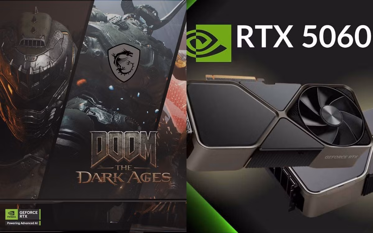 Tuy vậy, GeForce không bị bỏ quên. Ông Huang dành vài phút mở đầu để giới thiệu nhanh về chiếc card đồ họa mới cùng phiên bản gắn trên laptop của nó. Đây là mẫu được mong chờ nhất trong dải sản phẩm RTX 5000 bởi mức giá có thể được tiếp cận bởi phần lớn khách hàng.