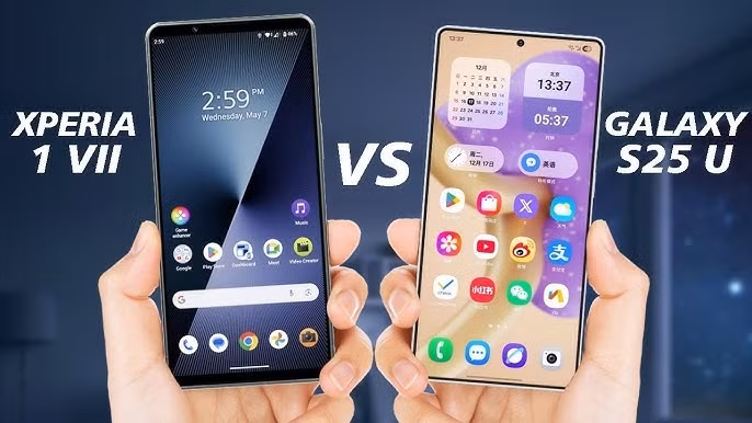 Màn hình hiển thị: Đỉnh cao công nghệ, khác biệt trải nghiệm. Chất lượng hiển thị: Hai đỉnh cao đến từ Nhật và Hàn. Cả Sony Xperia 1 VII và Samsung Galaxy S25 Ultra đều sở hữu màn hình thuộc hàng tốt nhất hiện nay, nhưng mỗi hãng lại theo đuổi hướng đi riêng biệt, mang đến trải nghiệm thị giác khác nhau.