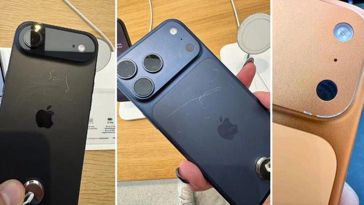 Trong khi đó, khung nhôm của iPhone 17 Pro lại dễ xước và biến dạng ngay cả khi được bảo quản cẩn thận.