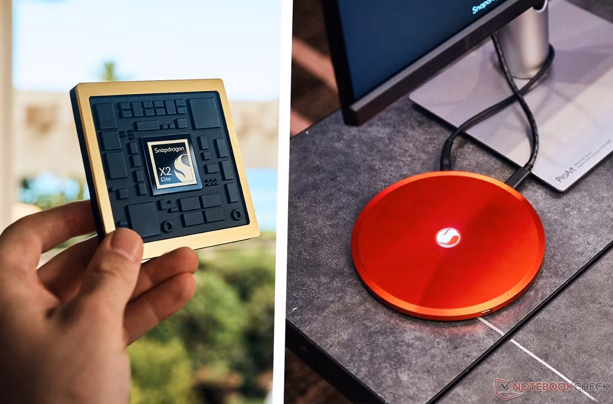 Đương nhiên là nó được trang bị vi xử lý Snapdragon X2 Elite, con chip được Qualcomm tự hào tuyên bố là CPU tương thích ARM đầu tiên đạt tốc độ xung nhịp lên tới 5.0 GHz, với tổng cộng 18 nhân CPU Oryon thế hệ thứ 3. Đi kèm là GPU Adreno thế hệ mới và NPU Hexagon với sức mạnh xử lý AI lên tới 80 TOPS – biến đây thành NPU nhanh nhất thế giới dành cho laptop.