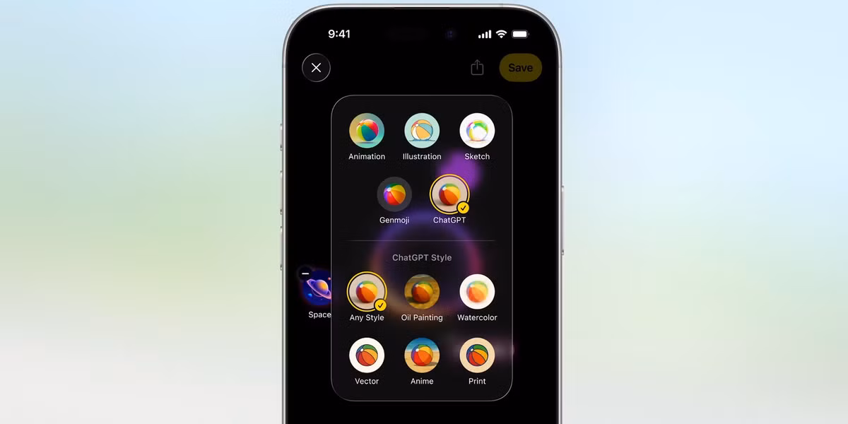 Nâng cấp Genmoji và Image Playground mới. Năm ngoái, Genmoji và Image Playground đã ra mắt với tư cách là các công cụ hình ảnh mới của Apple Intelligence . Trong iOS 26, các tính năng hiện có này đang được nâng cấp theo nhiều cách. Giờ đây, bạn có thể tạo Genmoji bằng cách kết hợp hai emoji có sẵn hoặc viết mô tả bên cạnh bản phối. Bạn cũng có thể tùy chỉnh kiểu tóc, trang phục, v.v. của Genmoji khi nó được lấy cảm hứng từ bạn bè hoặc thành viên gia đình.