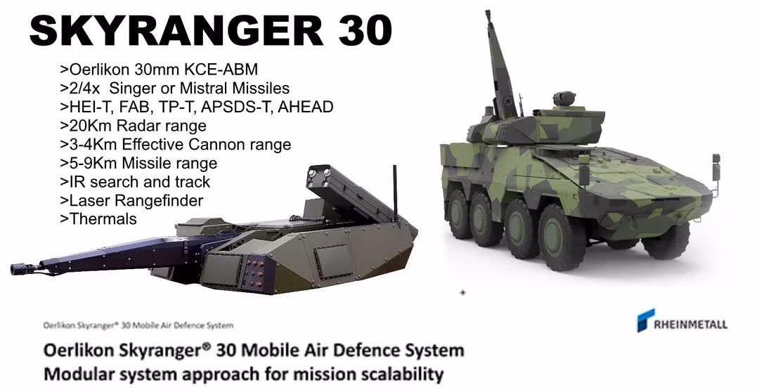 Năm 2024, Đức đã đặt hàng xe thử nghiệm cùng với 18 xe Skyranger sản xuất hàng loạt dự kiến giao hàng từ năm 2027 đến năm 2028. Các cuộc đàm phán hiện tại vạch ra các giai đoạn giao hàng đến năm 2029.