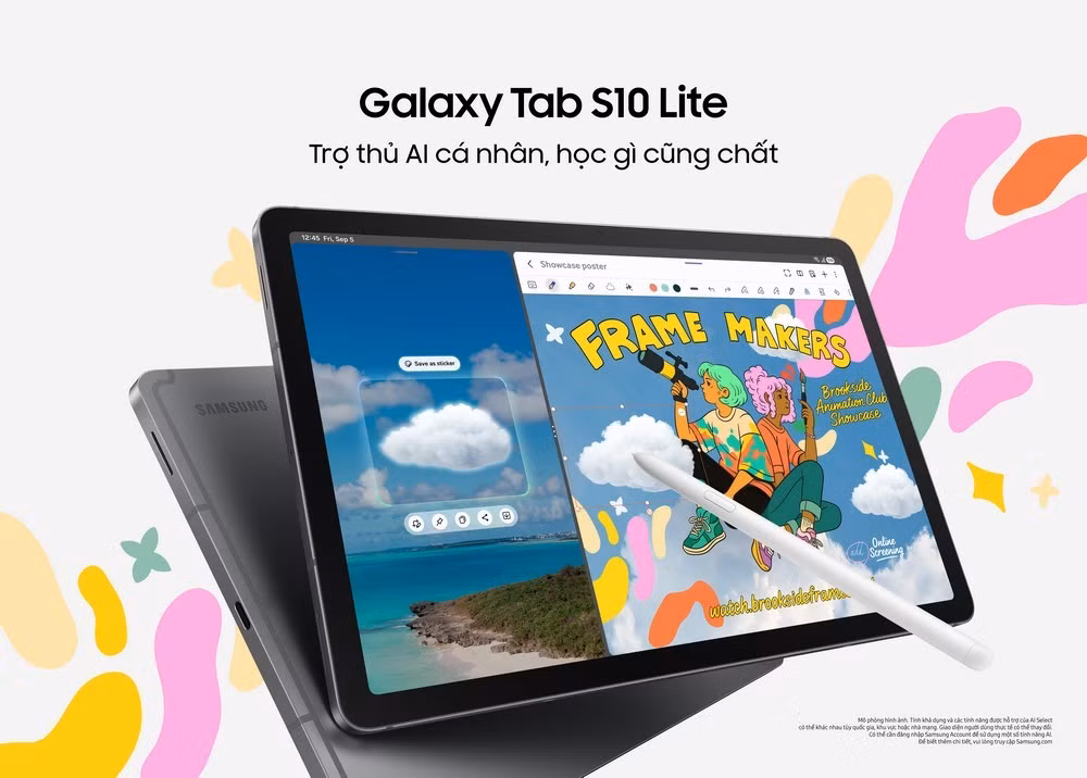 Đây là sản phẩm kế nhiệm cho Galaxy Tab S6 Lite, nổi bật với màn hình lớn, vi xử lý Exynos 1380, pin dung lượng khủng và cam kết hỗ trợ cập nhật phần mềm lên đến 7 năm.