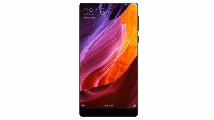 Xiaomi Mi MIX gây ấn tượng với thiết kế gần như không viền ở ba cạnh. Camera trước được đặt ở “cằm” dưới, một lựa chọn gây tranh cãi nhưng rất nhiều người lại thấy nó mang lại sự tiện lợi.