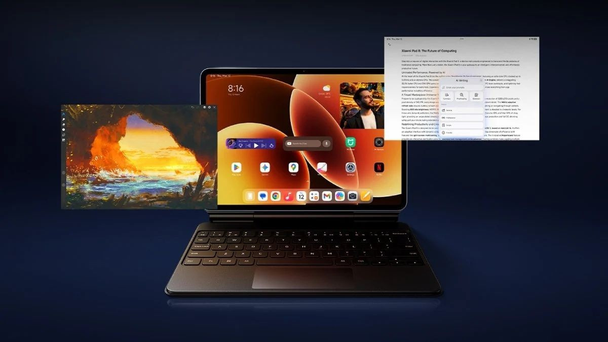 Thực tế trải nghiệm cho thấy tablet này xử lý khá thoải mái các ứng dụng nặng hoặc đa nhiệm nhiều cửa sổ. Với những ai dùng tablet để học tập, làm việc nhẹ hoặc chơi game thì hiệu năng của Pad 8 Pro có thể xem là dư dả.