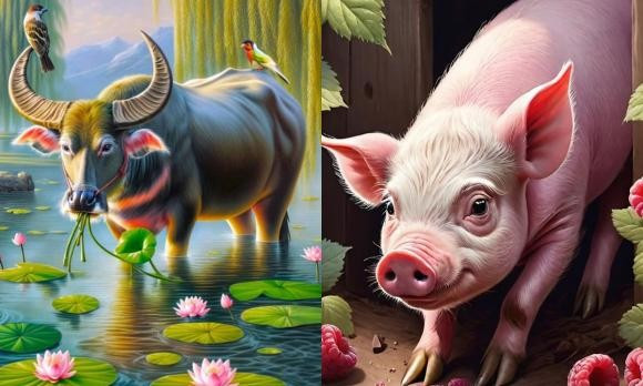  Con giáp Hợi và Sửu: Một sự kết hợp hoàn hảo, bổ sung cho nhau. Người tuổi Hợi tuy nhạy cảm, yếu đuối nhưng tính tình lại hiền lành, tốt bụng, tính tình tốt nên hầu như không bao giờ cãi nhau với người tuổi Sửu, mối quan hệ cũng đặc biệt hòa thuận.