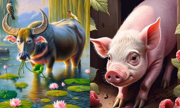  Con giáp Hợi và Sửu: Một sự kết hợp hoàn hảo, bổ sung cho nhau. Người tuổi Hợi tuy nhạy cảm, yếu đuối nhưng tính tình lại hiền lành, tốt bụng, tính tình tốt nên hầu như không bao giờ cãi nhau với người tuổi Sửu, mối quan hệ cũng đặc biệt hòa thuận.