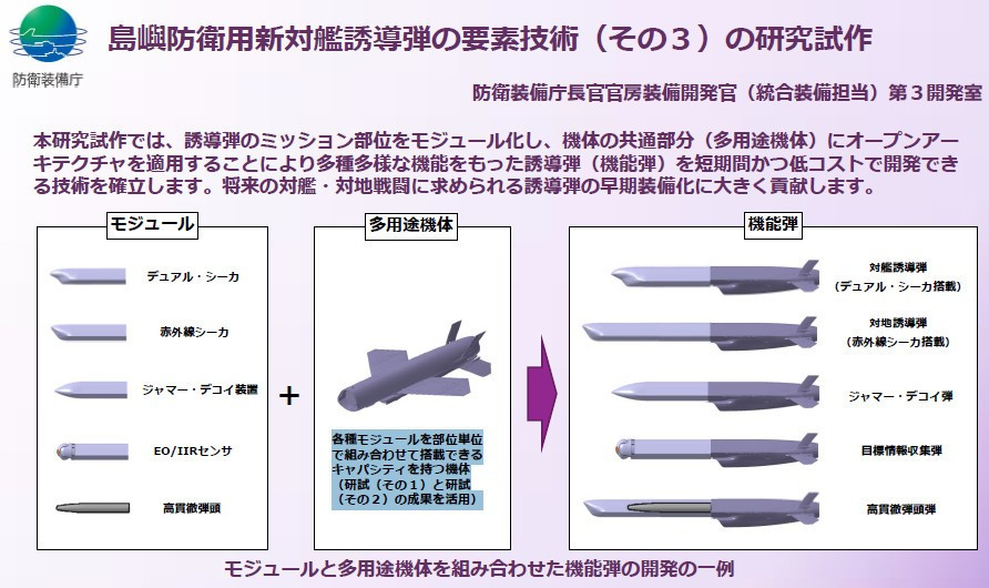 Các biến thể của thiết kế có thể hoạt động như mồi nhử chuyên dụng hoặc tài sản giám sát lượn vòng với khả năng bổ sung là ngay lập tức tiến hành tấn công các mục tiêu mà chúng tìm thấy. Tính mô-đun này cũng sẽ giúp dễ dàng bổ sung các đầu đạn mới, hệ thống tìm kiếm và các chức năng khác vào thiết kế trong tương lai.