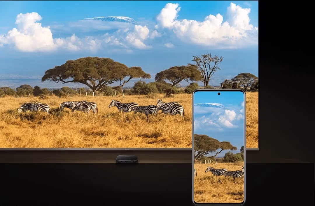 Thiết bị cũng hỗ trợ Google Cast để chia sẻ màn hình không dây từ điện thoại và máy tính bảng.