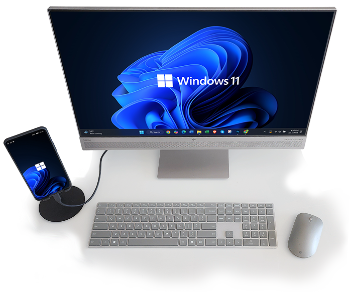 Giai đoạn Windows Phone với Continuum từng mang lại hy vọng rằng “điện thoại thay PC” sẽ sớm trở thành hiện thực. Nex Computer khi đó đã phát triển NexDock, một dạng khung laptop cho phép gắn điện thoại vào để sử dụng như máy tính xách tay.