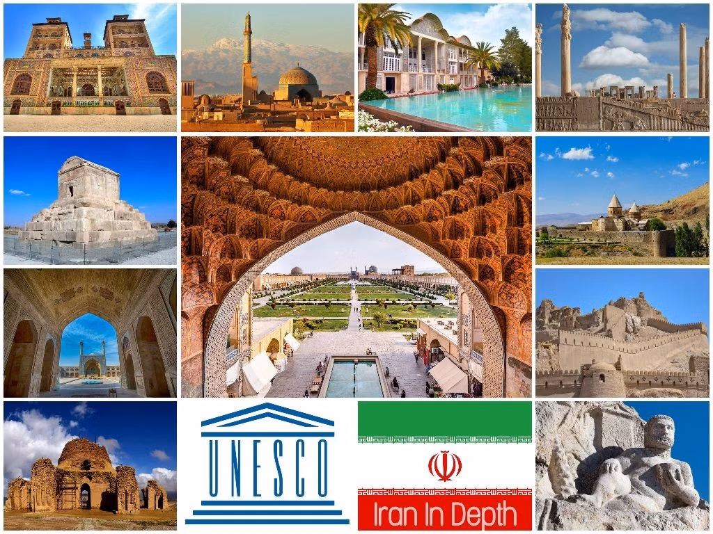 Các di sản thế giới của Iran vừa là bằng chứng vật chất về lịch sử khu vực, vừa là những điểm quan trọng để hiểu về sự tương tác giữa các nền văn minh Á-Âu. Cuộc chiến nổ ra đang đe dọa tất cả những di sản quý báu này. Iran yêu cầu UNESCO lên án các vụ tấn công của Mỹ và Israel vào các địa điểm trên.