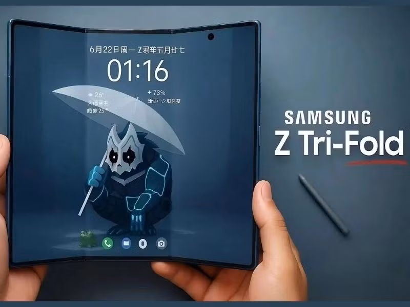 Thiết kế này giúp bảo vệ màn hình linh hoạt tốt hơn khi gập lại, đồng thời giữ cho màn hình ngoài luôn sẵn sàng sử dụng.