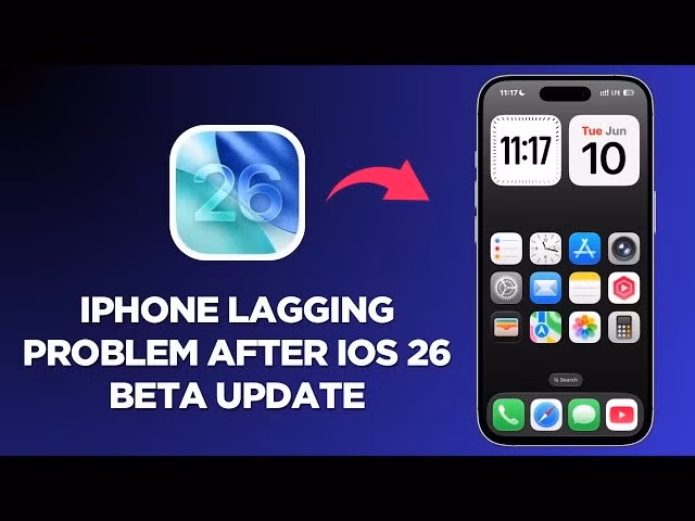 Một số người dùng chia sẻ rằng hiệu ứng chuyển động của Liquid Glass khiến thiết bị chạy chậm, đặc biệt trên các dòng iPhone cũ như iPhone 11. Ngoài ra, tình trạng nóng máy cũng được ghi nhận khi chạy các ứng dụng bên thứ ba chưa được tối ưu cho iOS 26 Beta, song đây là tình trạng thường gặp khi máy vừa lên bản iOS mới.