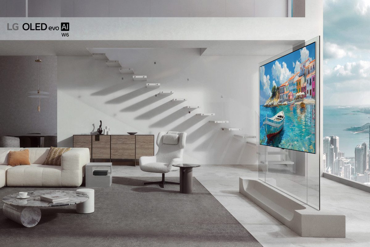 LG đã chính thức ra mắt chiếc TV OLED evo W6 tại sự kiện CES 2026, với tuyên bố đây là TV OLED 'True Wireless' mỏng nhất thế giới hiện nay.