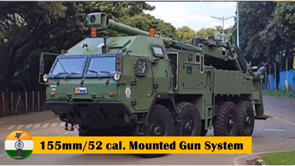 Được lắp trên xe cơ động cao 8x8, MGS được trang bị bộ ổn định hấp thụ sốc, cabin bọc thép chống nổ, nguồn điện im lặng trên xe và bộ điều khiển điện tử tích hợp.