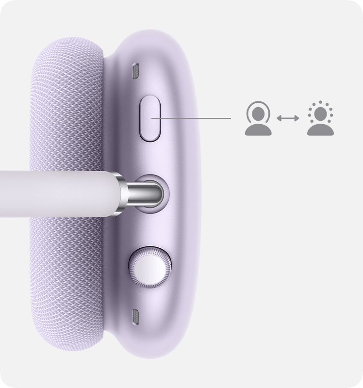 Khử tiếng ồn chủ động - AirPods Max 2 có khả năng khử tiếng ồn chủ động tốt hơn tới 1,5 lần nhờ chip H2 mạnh mẽ hơn và thuật toán xử lý âm thanh mới giúp phát hiện và triệt tiêu âm thanh bên ngoài.