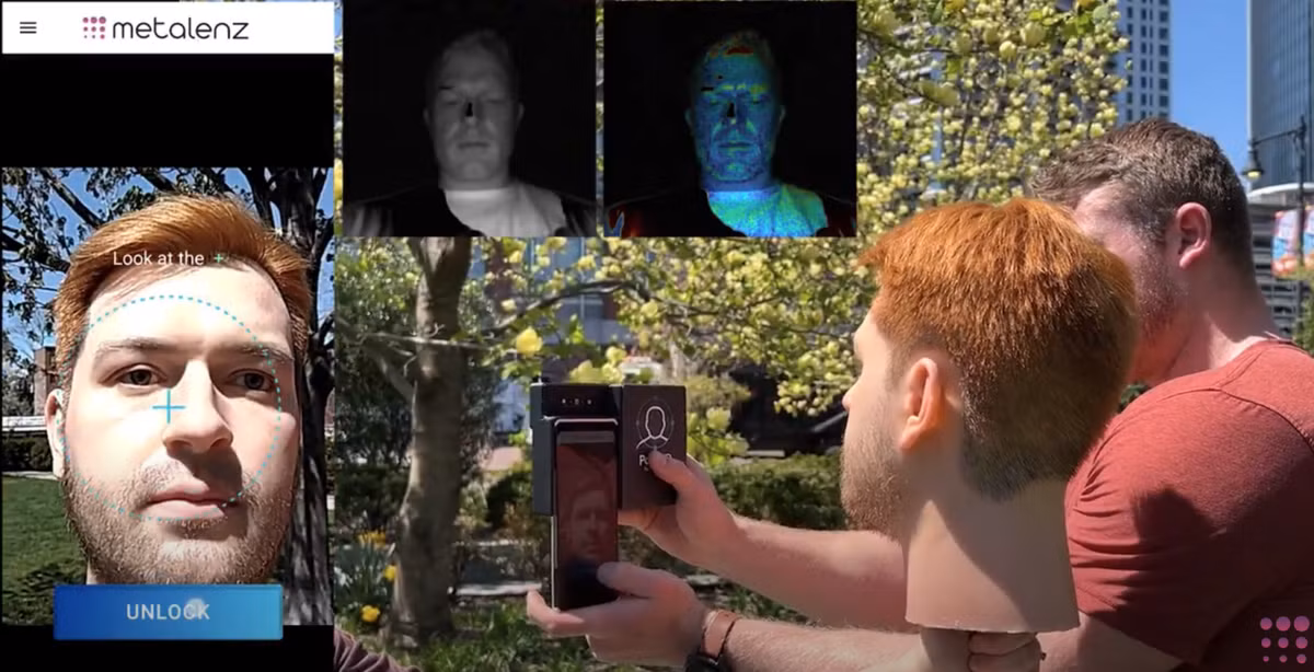 Điều này cho phép nó ghi lại một "chữ ký phân cực" độc nhất của khuôn mặt người.