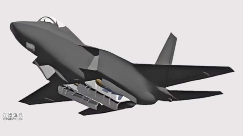 Khoang vũ khí trong thân của KF-21 nhỏ nên không chứa tên lửa KTSSM-1 được. Ảnh: Toutiao.