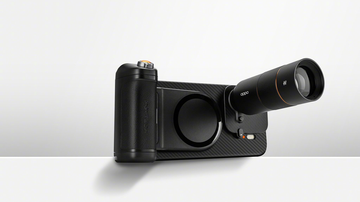 Bộ phụ kiện Hasselblad Professional Imaging Kit dành cho OPPO Find X9 Pro được phát triển dưới dạng mô-đun gắn rời, sử dụng cơ chế nam châm từ tính để kết nối nhanh chóng với mặt lưng của Find X9 Pro.