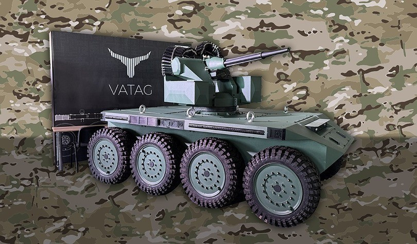 Robot chiến đấu VATAG được kỳ vọng sẽ tạo ra cuộc cách mạng lớn trên chiến trường.