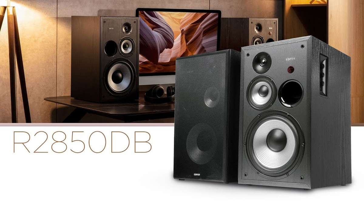 Với công suất đầu ra tối đa 150 watt, Edifier R2850DB là loa ba đường tiếng độc đáo với loa tweeter vòm lụa 0,75 inch, loa trung 4 inch và loa trầm 8 inch. Tổng thể, chúng tạo nên trải nghiệm âm thanh tuyệt vời với độ méo tiếng được giảm thiểu, mang lại trải nghiệm nghe nhạc mượt mà. Các loa được bao bọc trong thùng loa gỗ MDF