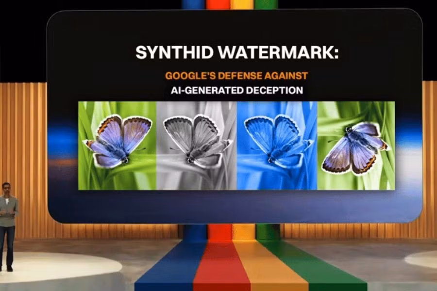 Google nhấn mạnh hình ảnh tạo bởi Nano Banana được gắn nhãn SynthID ẩn để nhận diện nội dung AI. Trên phiên bản mới, Gemini cho phép tải ảnh và hỏi xem hình ảnh có được tạo bởi Google AI không. Hãng có kế hoạch mở rộng tính năng sang âm thanh và video trong tương lai. Bên cạnh SynthID, ảnh tạo bởi mô hình của Google vẫn có dấu mờ (watermark) khi dùng gói miễn phí hoặc Google AI Pro. Watermark sẽ được xóa cho thuê bao AI Ultra.