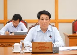 Chủ tịch nước Lương Cường phát biểu tại cuộc làm việc với Ban Thường vụ Tỉnh ủy Phú Thọ. Ảnh: Cổng TTĐT Đảng Cộng sản