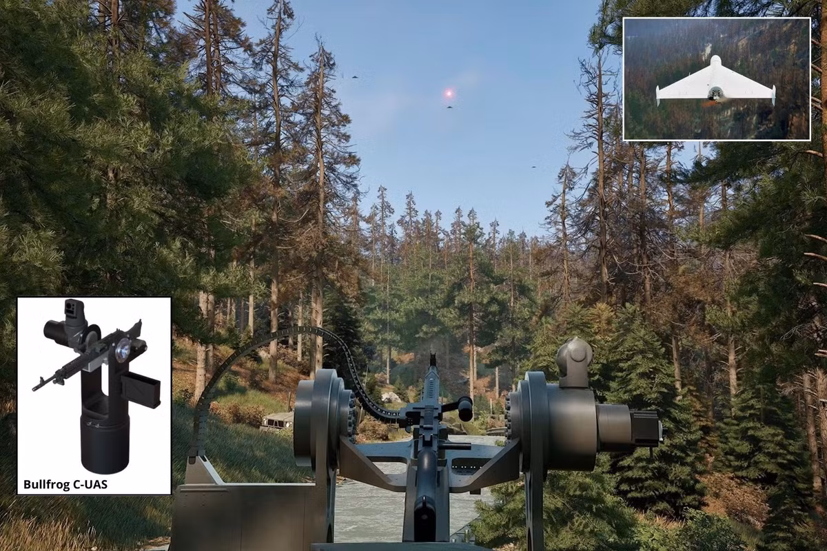 Một giải pháp như Bullfrog nhằm mục đích thu hẹp khoảng cách về khả năng phòng thủ của xe bằng cách cung cấp phương tiện tiêu diệt tự động để chống lại máy bay không người lái cỡ nhỏ.