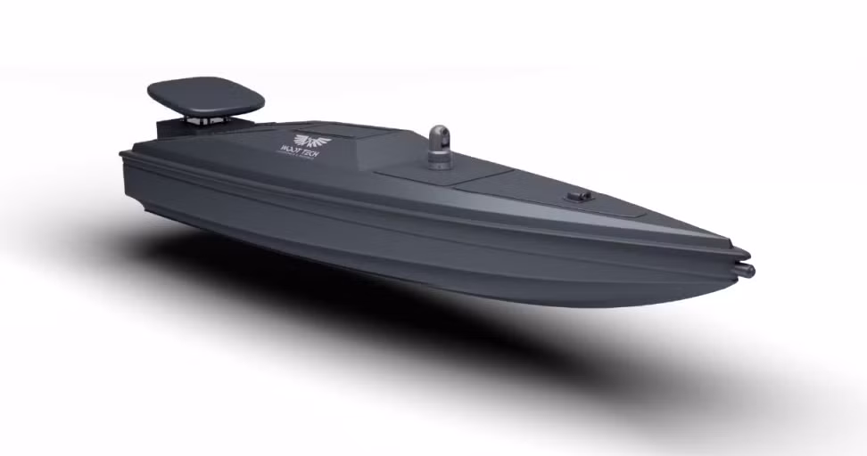 Corsair là một loại tàu robot dài 24 feet do công ty công nghệ quốc phòng Saronic có trụ sở tại Texas sản xuất . Lực lượng đặc nhiệm 59 bắt đầu vận hành các tàu này vào tháng 3.