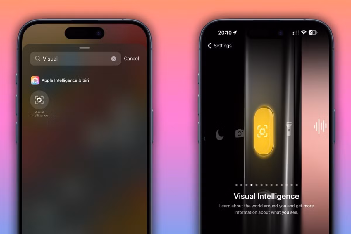 Chụp ảnh màn hình trong iOS 26 và bạn sẽ thấy tùy chọn sử dụng trí thông minh trực quan để phân tích nội dung bạn đã chụp. Nhưng trớ trêu là Visual intelligence with screenshots chỉ khả dụng đối với iPhone 15 Pro trở lên, bản thường "2 mắt" cũng không được hỗ trợ.