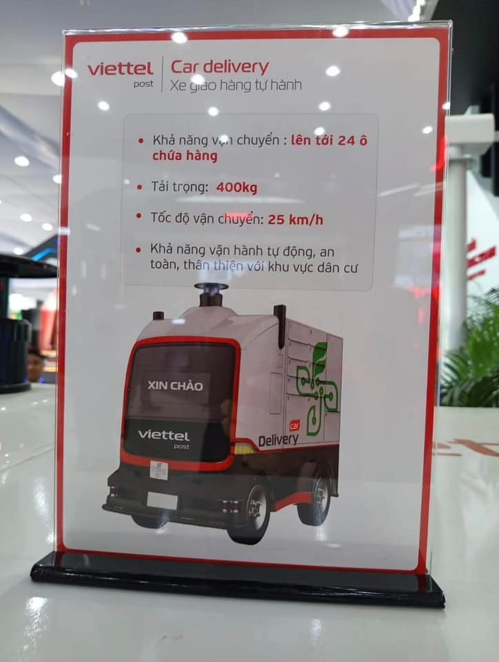 Robot được thiết kế chuyên biệt cho phạm vi nội khu, có tải trọng tối đa 400kg, tốc độ 25km/h và trang bị 24 tủ khóa điện tử. Hệ thống cảm biến Lidar 3D, camera, sonar siêu âm cùng thuật toán học sâu giúp thiết bị lập bản đồ, xác định lộ trình, xử lý tình huống và tránh va chạm. Khả năng quay đầu trong bán kính 3m, vượt dốc 20% và di chuyển tới 100km mỗi lần sạc bảo đảm khả năng vận hành linh hoạt trên nhiều địa hình.