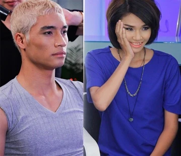 Thí sinh Next Top Model khóc khi nhuộm tóc