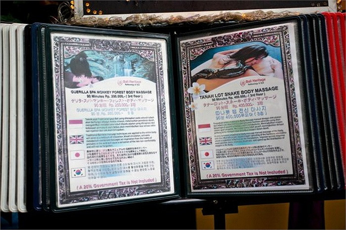 Bali Heritage Reflexology là nơi duy nhất trên thế giới có dịch vụ độc đáo này.