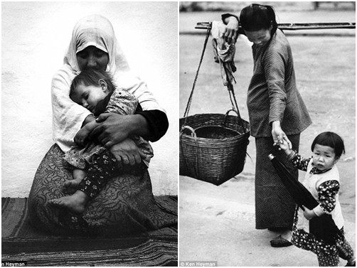 Mẹ ôm con vào lòng và con theo mẹ đi bất cứ đâu.