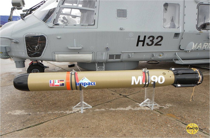 Ngư lôi hạng nhẹ MU90/IMPACT được phát triển bởi công ty EuroTorp cùng với sự hợp tác với các hãng DCNS và Thales, trang bị chủ yếu cho Hải quân Đức, Pháp, Italy, Đan Mạch... Nó có thể mang phóng trên các tàu hộ vệ, máy bay và trực thăng săn ngầm.