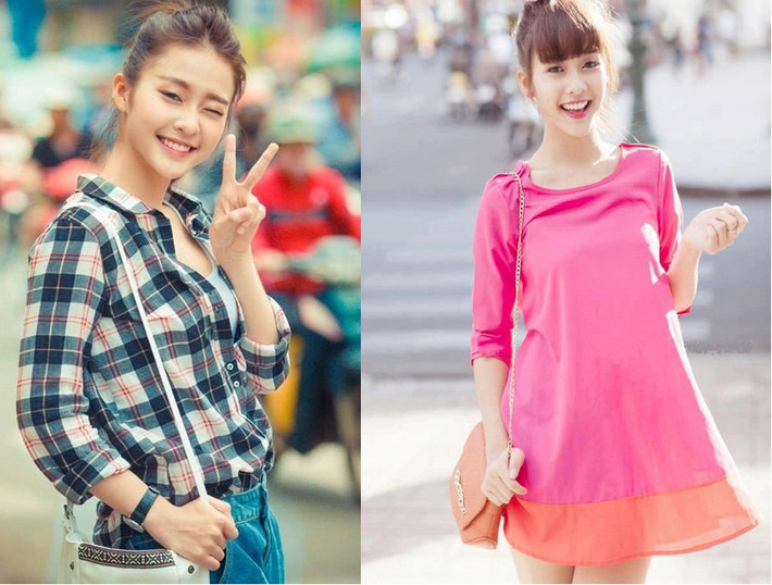Khả Ngân còn được xem như "bản sao tuổi 16" của Hoa hậu Việt Nam 2012 Đặng Thu Thảo. Được chú ý bởi cộng động mạng nhưng ngay sau đó, Khả Ngân trở thành gương mặt hot trong vai trò người mẫu ảnh, thường xuyên xuất hiện trong các sự kiện giải trí. Nhiều trang báo điện tử của Hàn Quốc như SportsKorea, Lifetoday, TodayKorea... dành nhiều lời khen tặng cho ngoại hình cũng như tài năng của cô gái này.