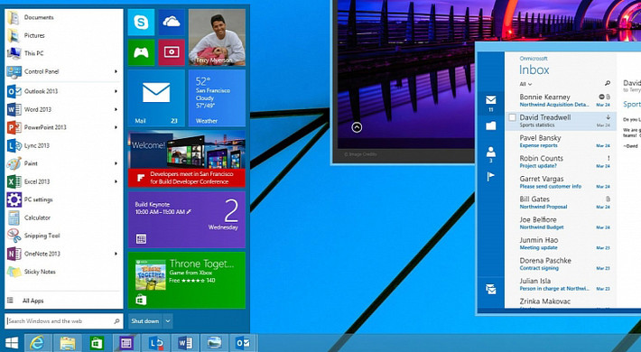 Mục tiêu đầu tiên của Windows 9 là khắc phục hạn chế nút Start của Windows 8; nên mong đợi đầu tiên mà nhiều người dùng hướng đến là một menu Start thật chuẩn và thật tiện dụng.