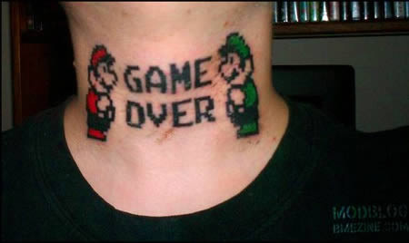 Dòng chữ "game over" và ý nghĩa của nó mà chỉ chàng trai này mới hiểu được.
