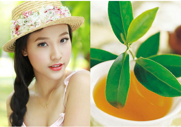 Da mặt phải tiếp xúc với máy tính. Những cô nàng văn phòng hãy rửa mặt bằng nước lá chè xanh pha loãng. Chè xanh có công hiệu chống bức xạ rất tốt. Bởi axit tannic trong lá chè xanh có thể khiến cho làn da khô biến mất, lỗ chân lông cũng dần nhỏ và se khít hơn.