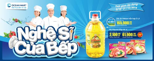 Theo đó, hầu như mọi mặt hàng tại siêu thị đều được giảm giá mạnh. Với chương trình khuyến mãi mang tên " Nghệ sỹ của bếp", hàng loạt các mặt hàng giảm giá là thực phẩm và các đồ dùng làm bếp.